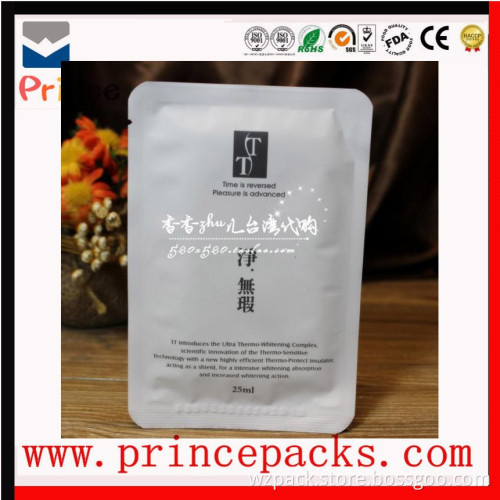 facial mask packaging, facial bag, aluminum, best selling